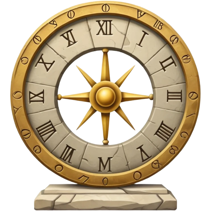 ancient sundial emoji
