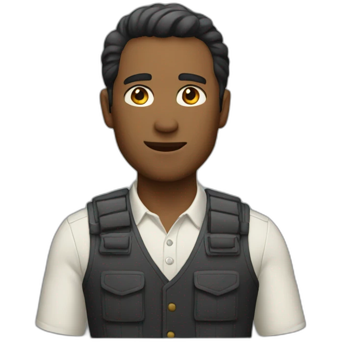 Men With vest emoji