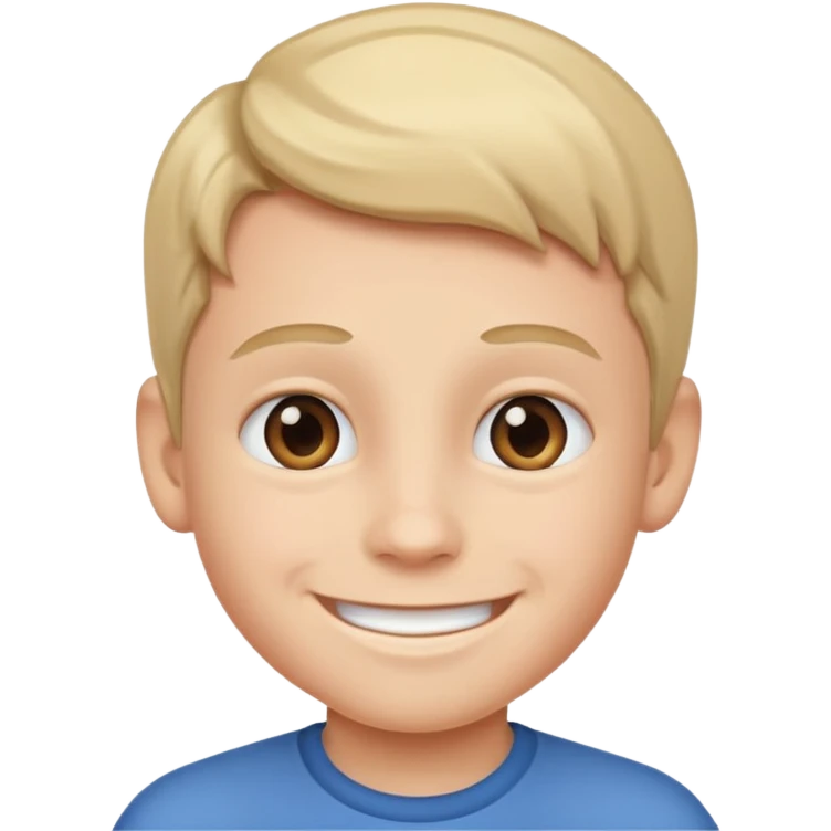 smiling male kid emoji