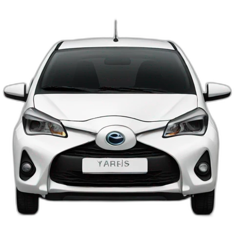 yaris cross white hybrid emoji