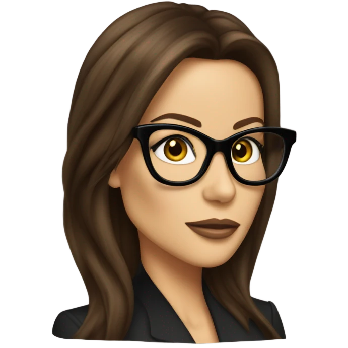 Kate Beckinsale with glasses  emoji
