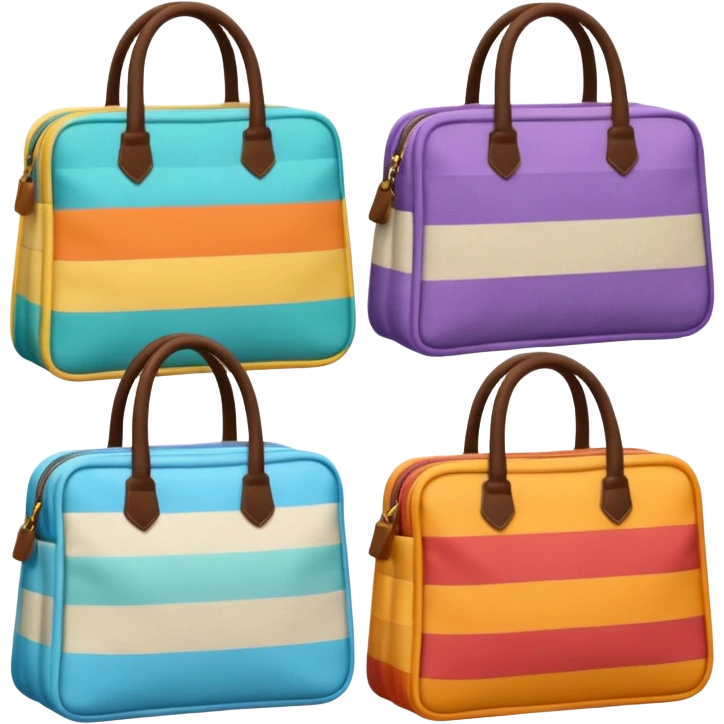 striped bags emoji