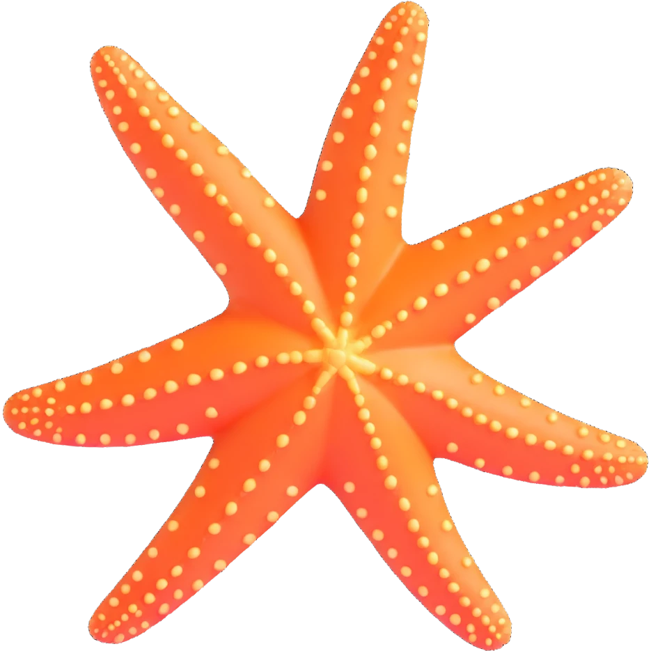 realistic starfish emoji