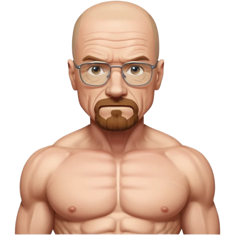Walter white with a six pack emoji