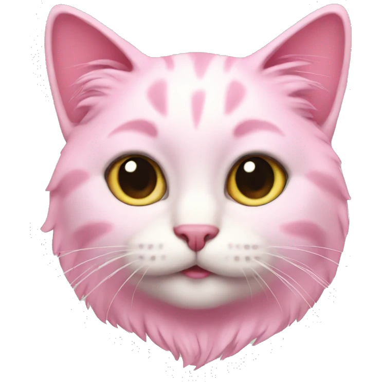 Cat pink emoji