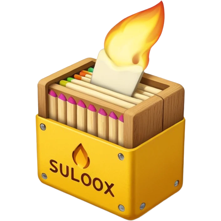 matches in matchbox emoji