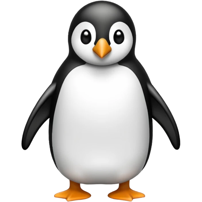 Un pingüino escondiéndose en la niebla emoji