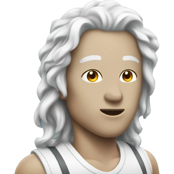 White water on face emoji