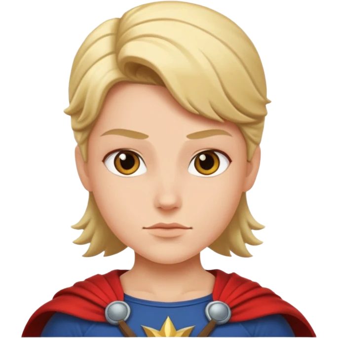 thinking about hero emoji