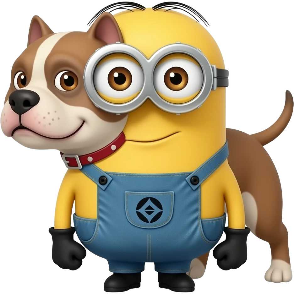 minion with pit bull emoji