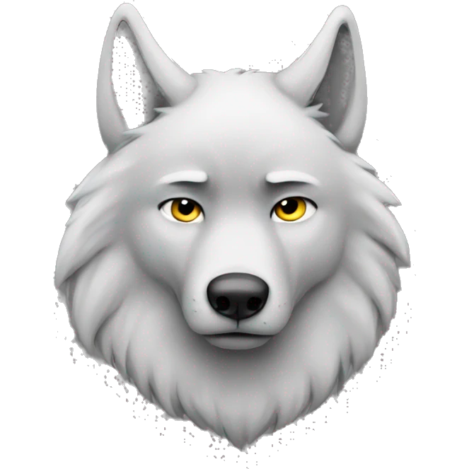 sad wolf emoji