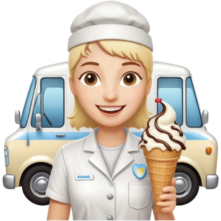 ice cream truck server emoji