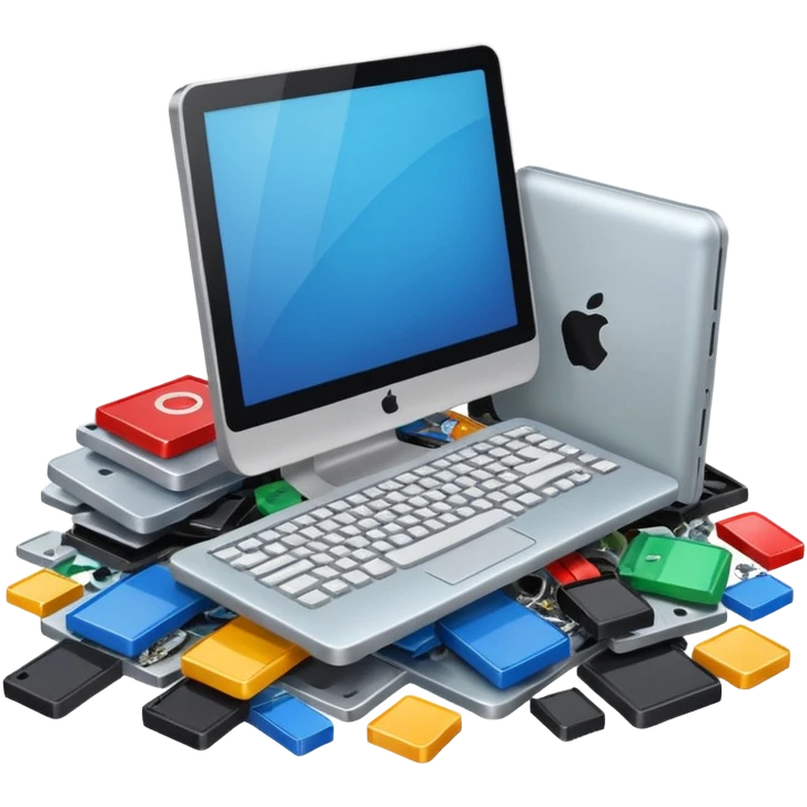 Computer rubbish ideas emoji