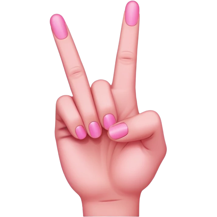 pink middle finger emoji