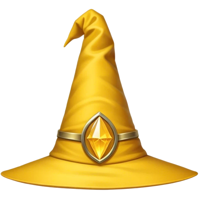 yellow wizard hat perspective emoji
