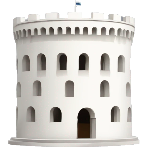 Thessaloniki white tower emoji