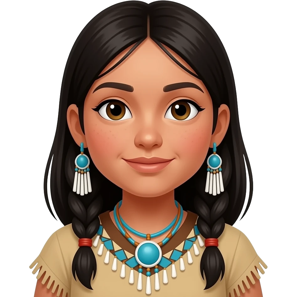 Native American girl emoji