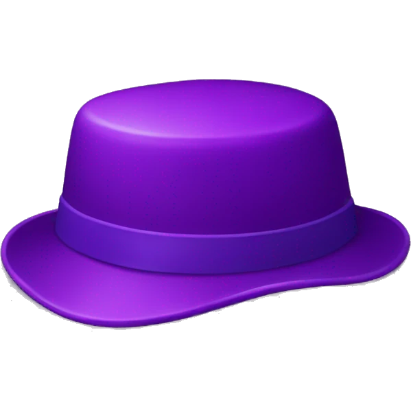 Double cap with purple liquid emoji