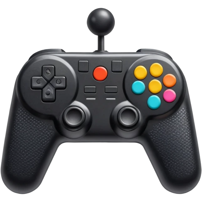 80s vintage gaming joystick controller emoji
