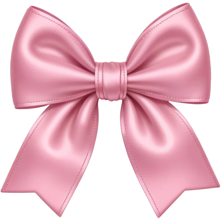 Baby pink bow emoji