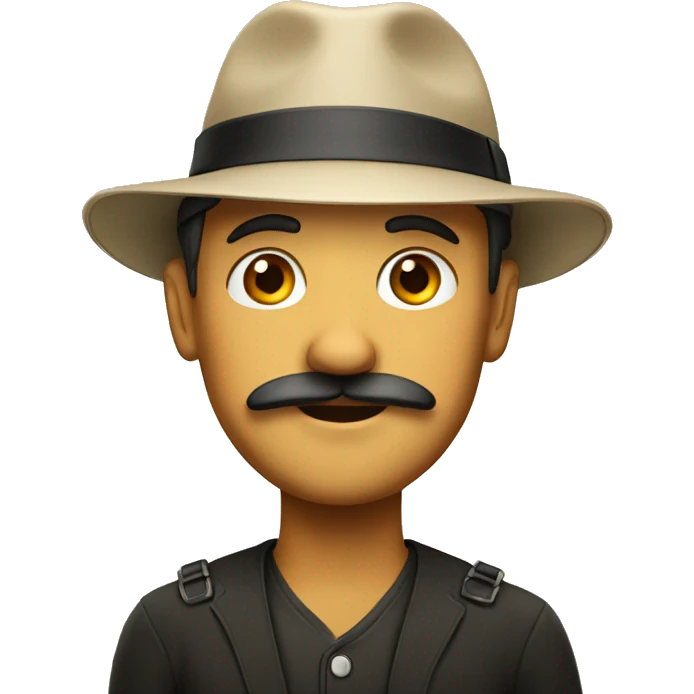 German in a hat  emoji