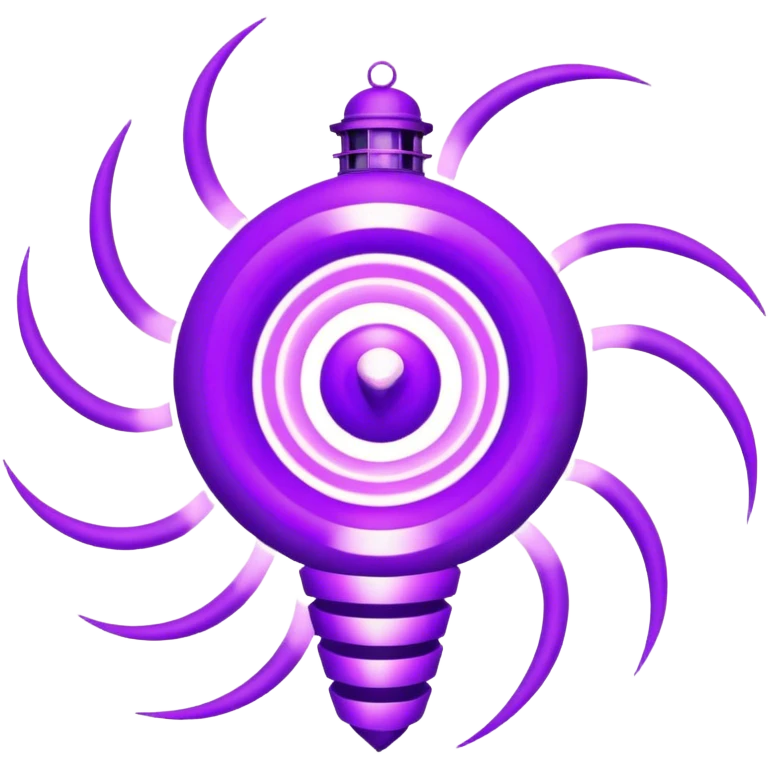 Vortex temporel violet de  doctor who emoji