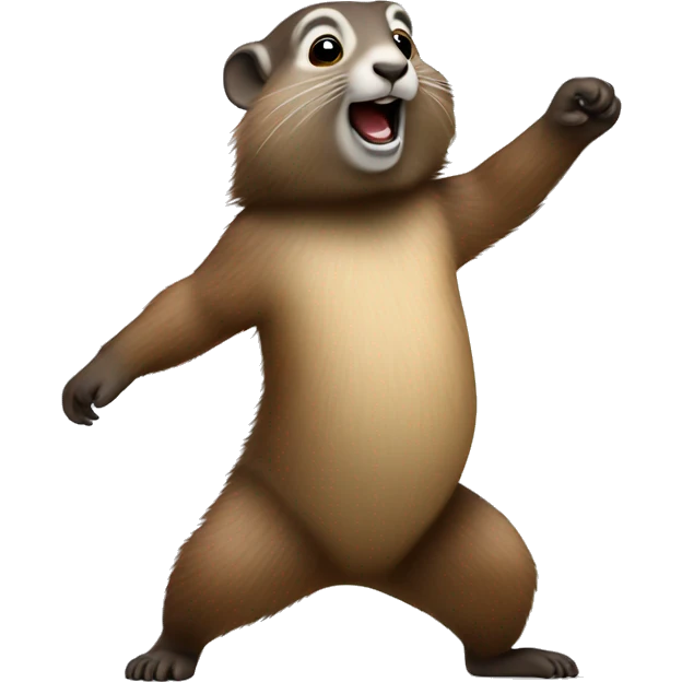 Marmotte dancing emoji