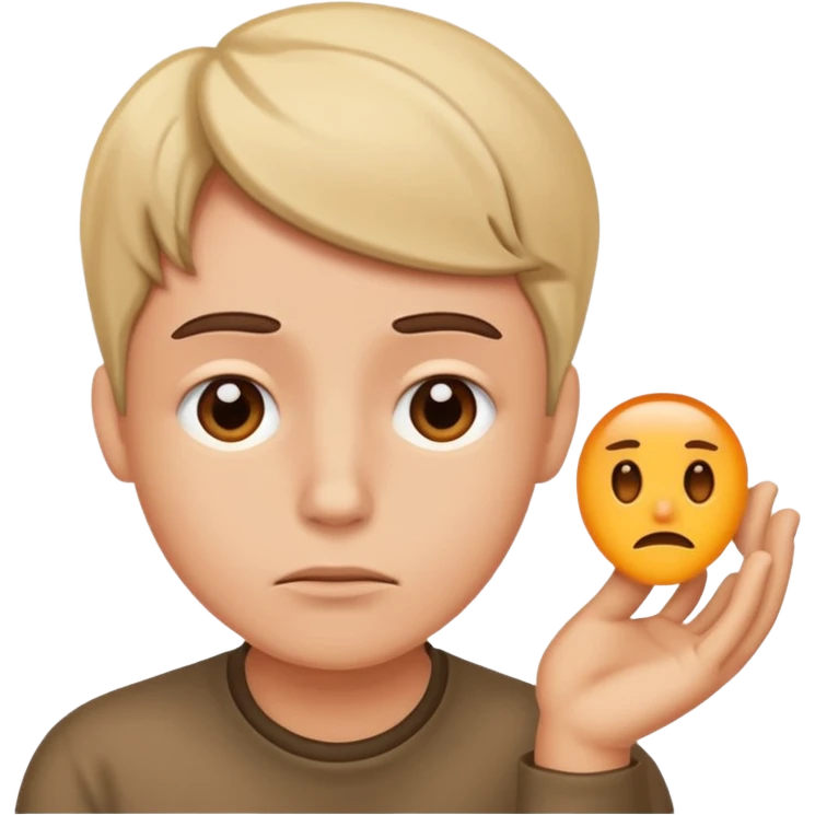 thinking or trying to remember emoji