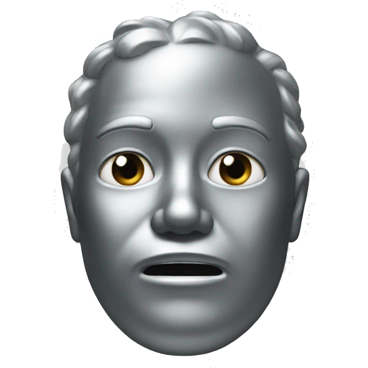 metallic slathered secret emoji
