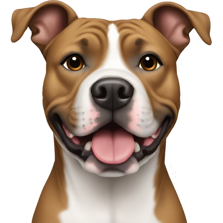 Happy American Staffordshire Terrier emoji