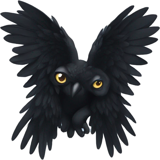 black wings emoji