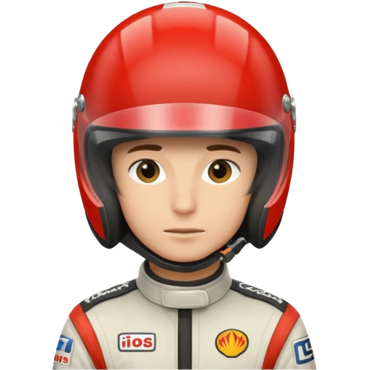 car racing driver
 emoji