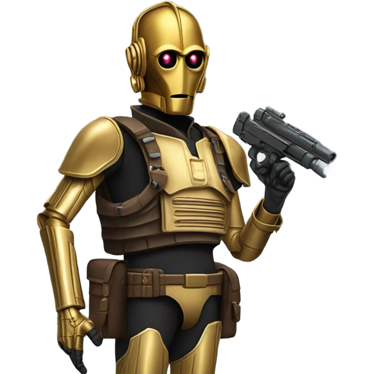 bounty hunter c3Po backpack and saddlebags emoji