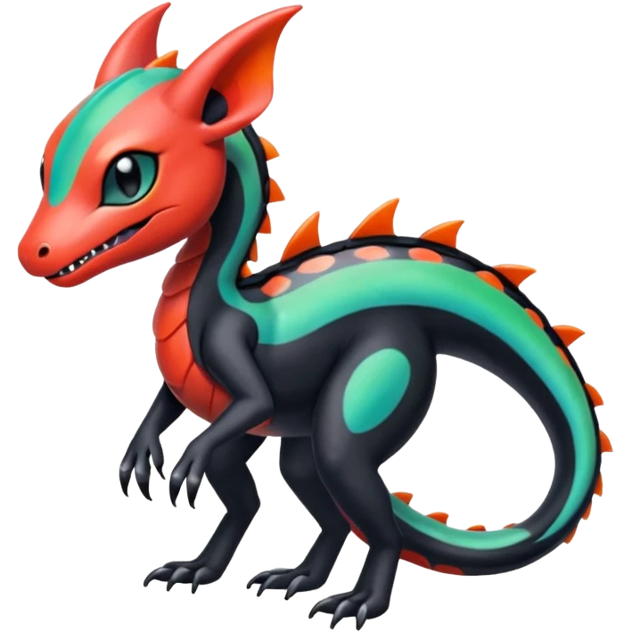Meloetta-Salandit-Pokémon-Fakémon-fusion-hybrid-creature emoji