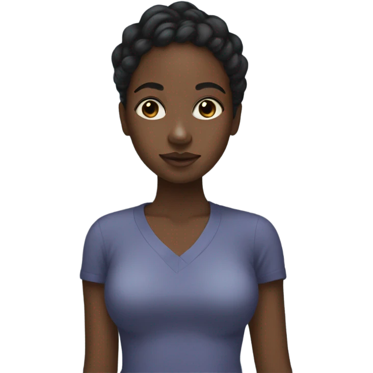 blackgirl drawing emoji