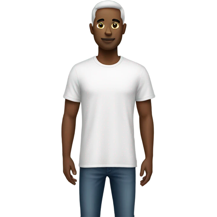 black tshirt emoji