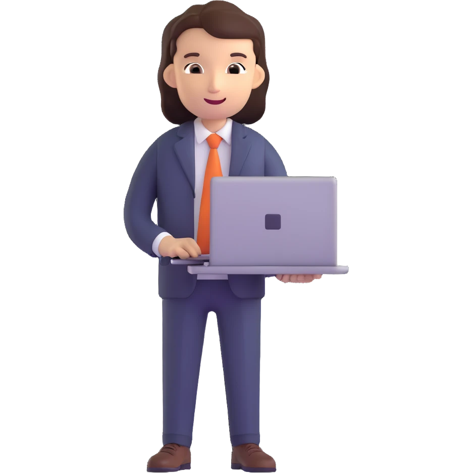 office worker with laptop emoji