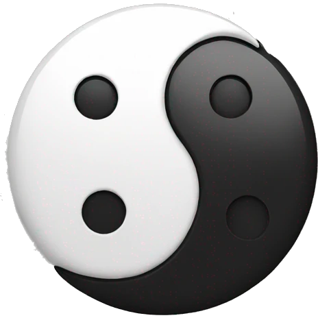 ying yang emoji