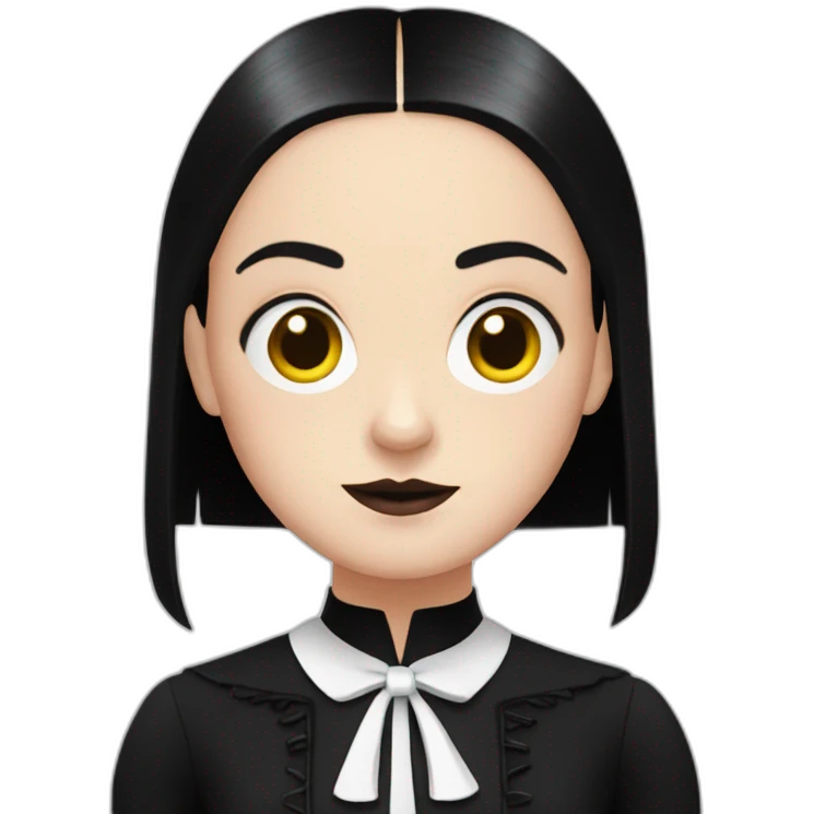 Wednesday Addams emoji