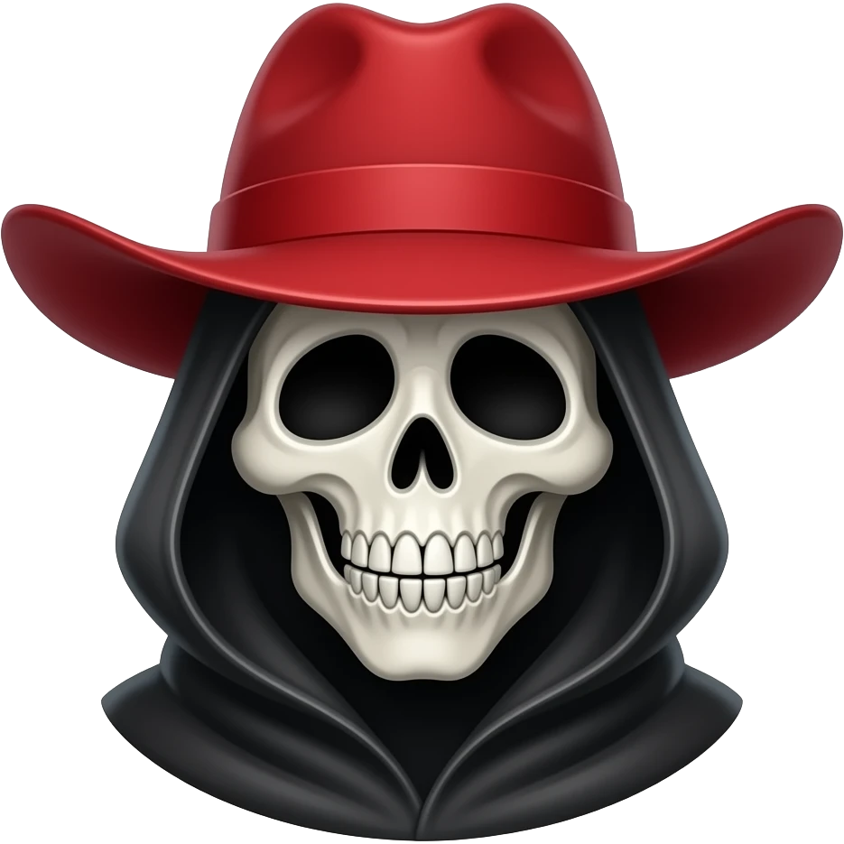 red hat reaper smiling emoji