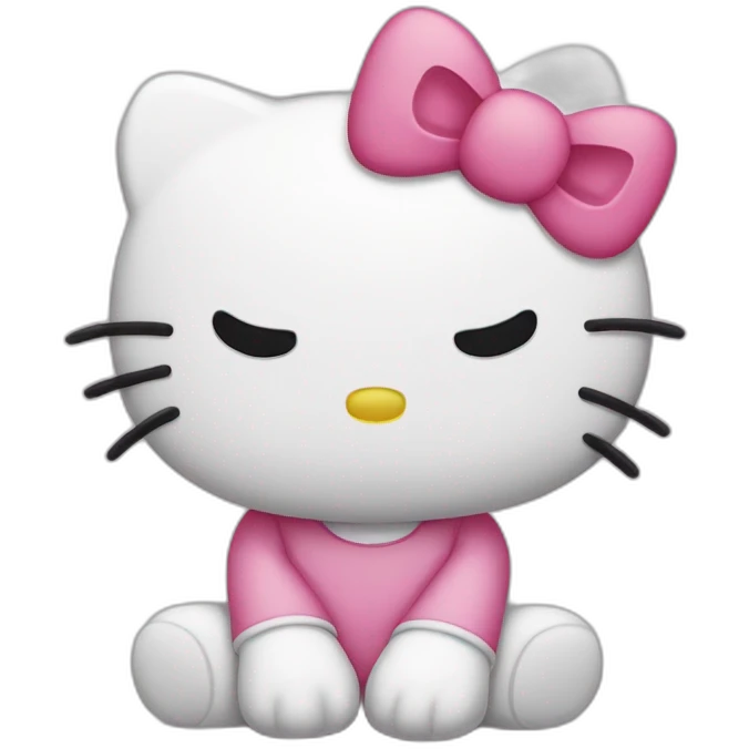 Hello kitty triste emoji