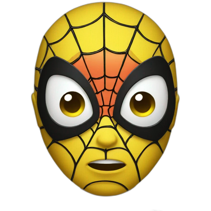 Yellow Spiderman emoji