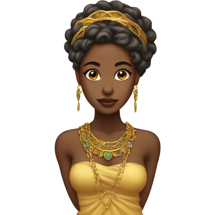 Goddess African American  emoji