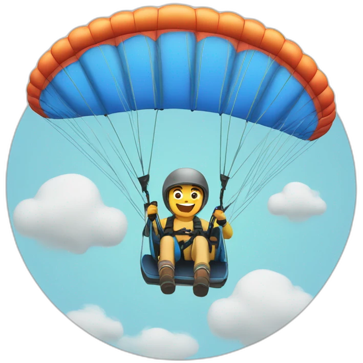 Paragliding-papa emoji