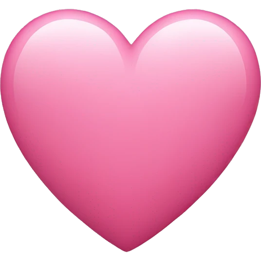 Pink heart  emoji
