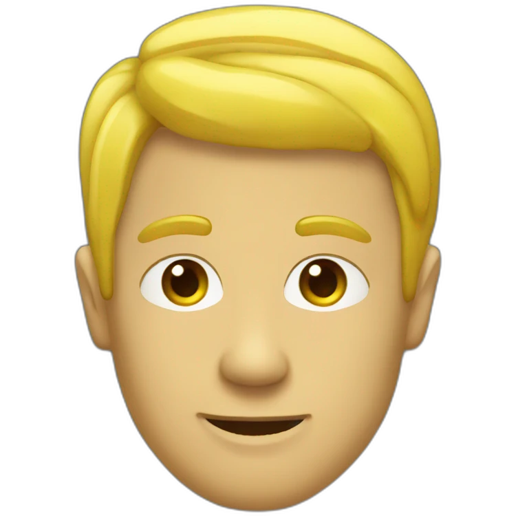 Homme banane emoji