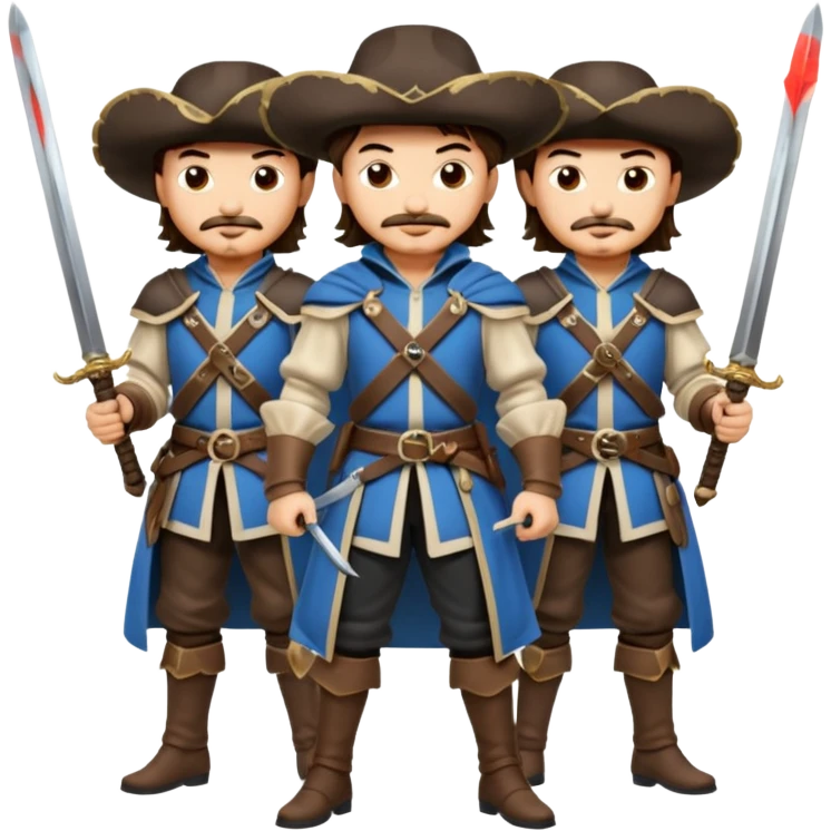 3 musketeers emoji