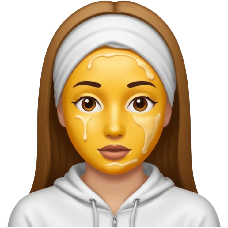 White cum dripping all over woman’s face.  emoji