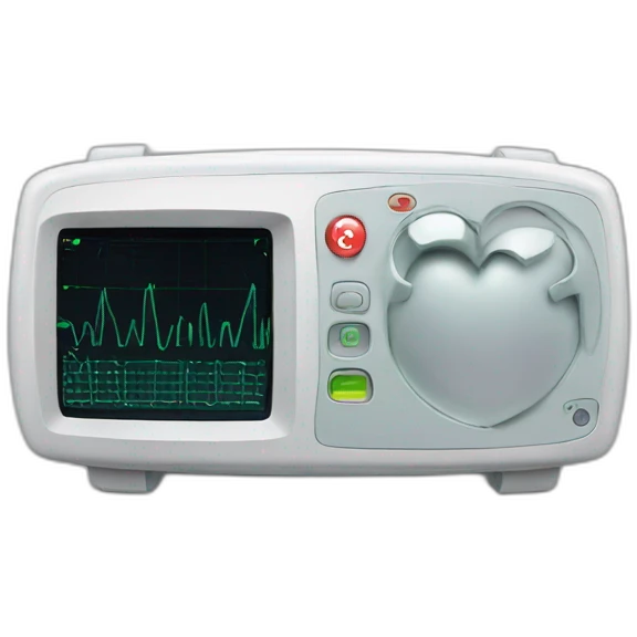 heart monitor emoji