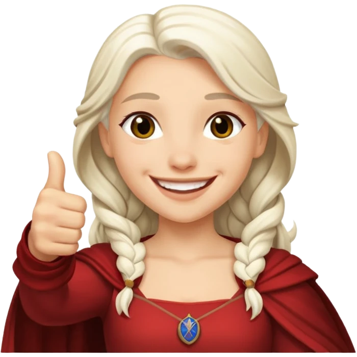 Rhaenyra Targaryen thumbs up emoji